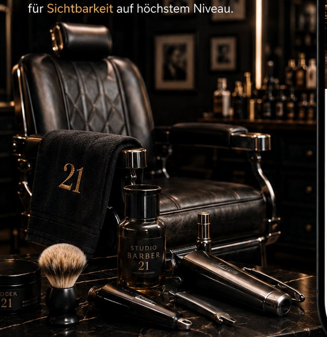 Studio Barber 21 Demo-Schaufenster